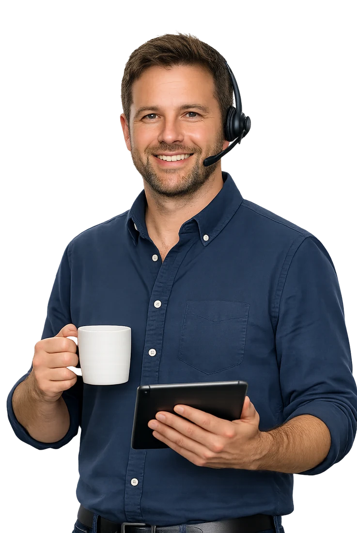 Technical support specialist providing customer assistance